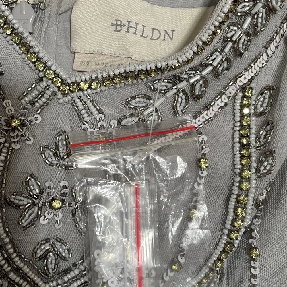 NWOT BHLDN BEADED GOWN, size 8 - Picture 6 of 14